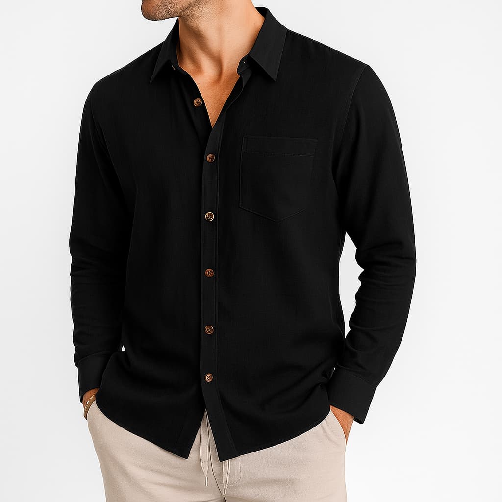 Beckett Linen Pocket Shirt