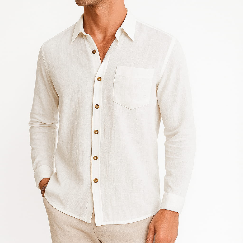 Beckett Linen Pocket Shirt