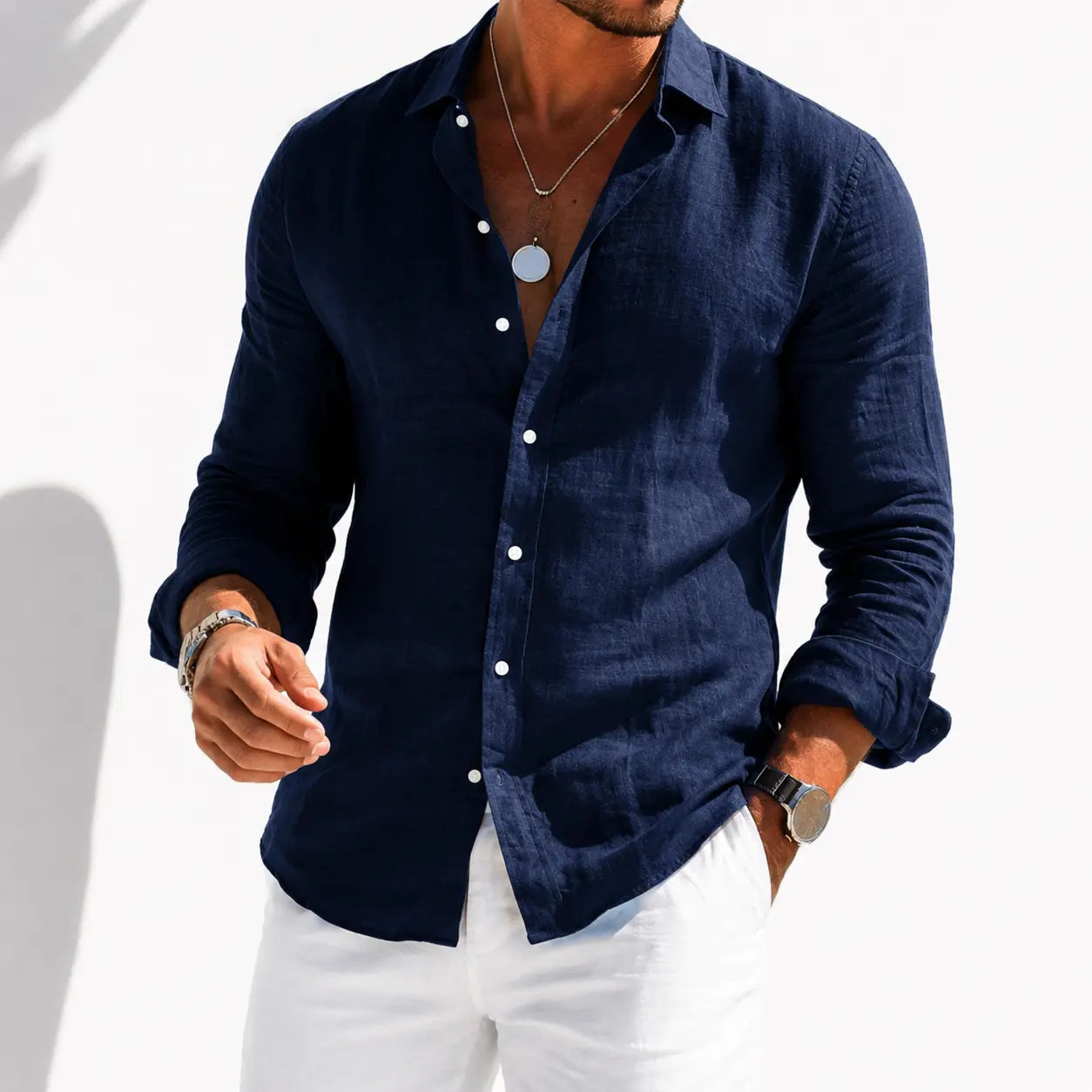 Sirocco Linen Long Sleeve Shirt