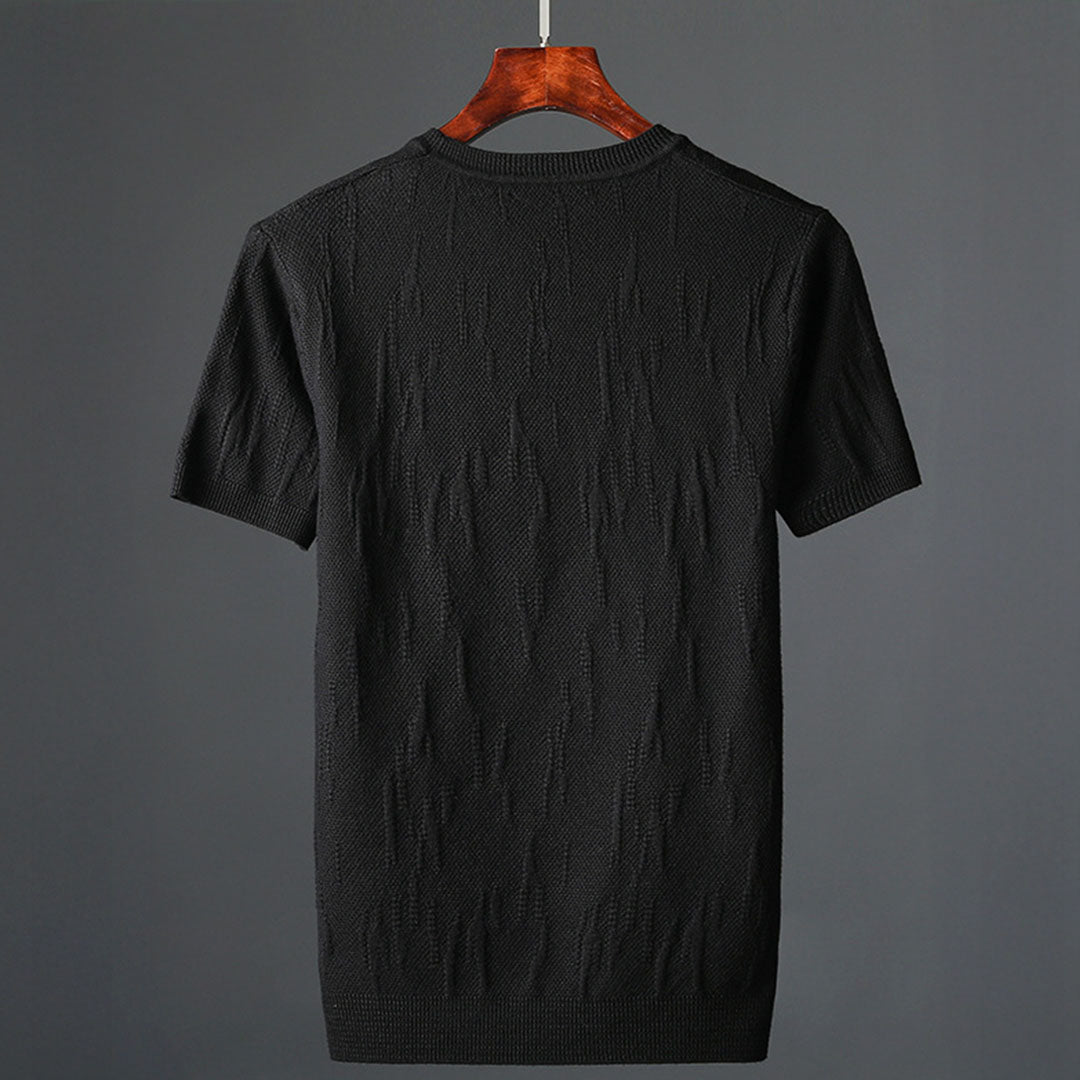 Hensu Textured Cotton T-Shirt