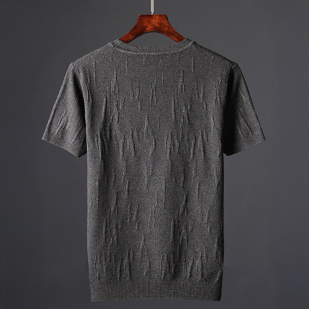 Hensu Textured Cotton T-Shirt