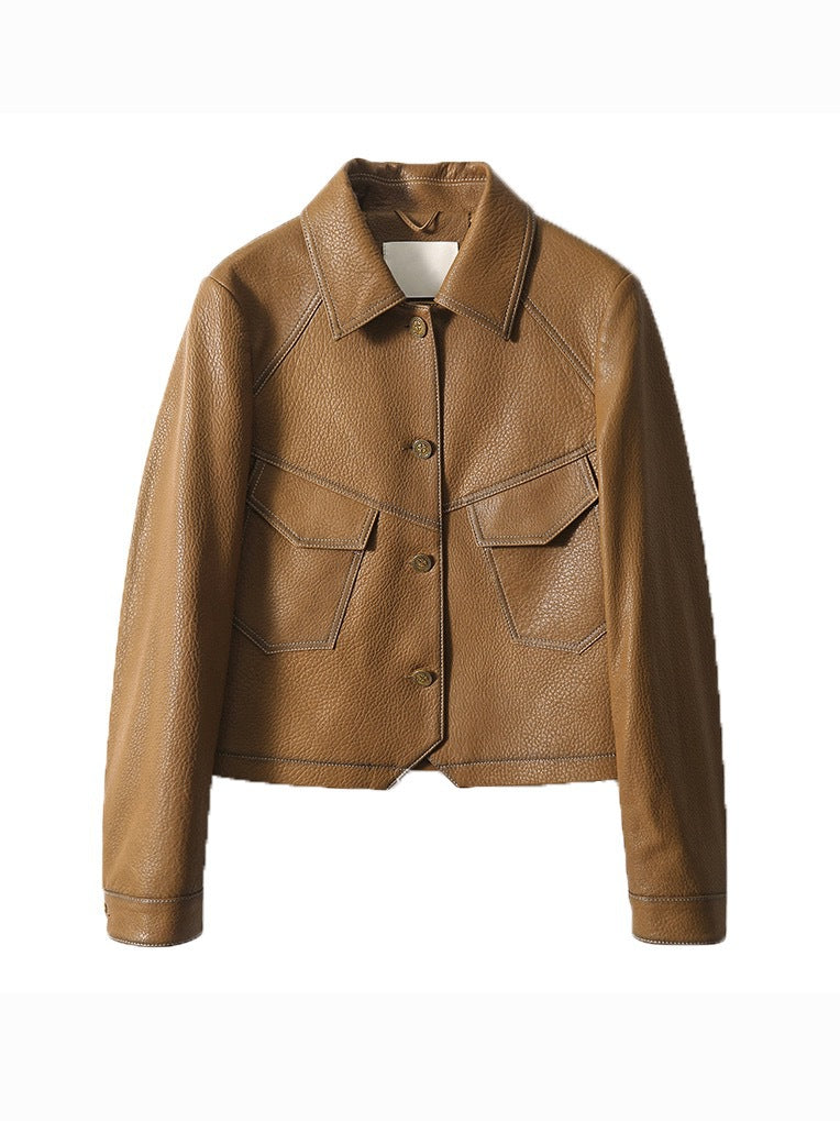 Elan Couture Vintage Leather Jacket