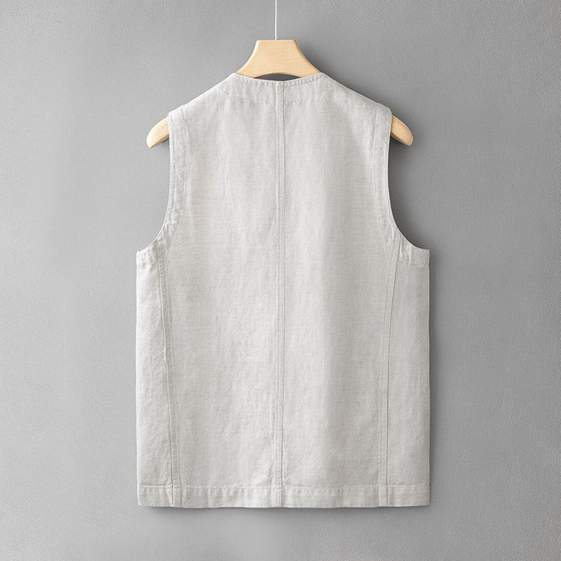 Haru Linen Vest