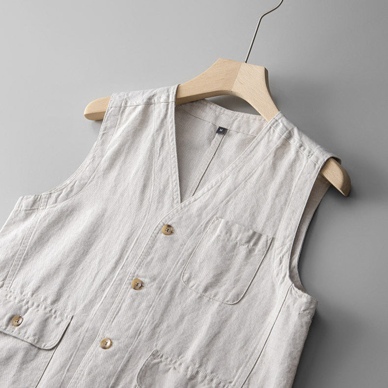 Haru Linen Vest