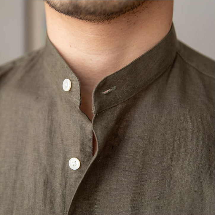 Nolan Natural Linen Shirt