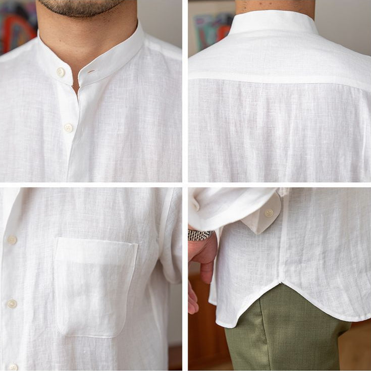 Nolan Natural Linen Shirt