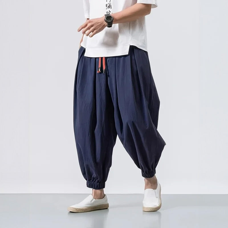 Kaito Oversized Cotton Linen Pants