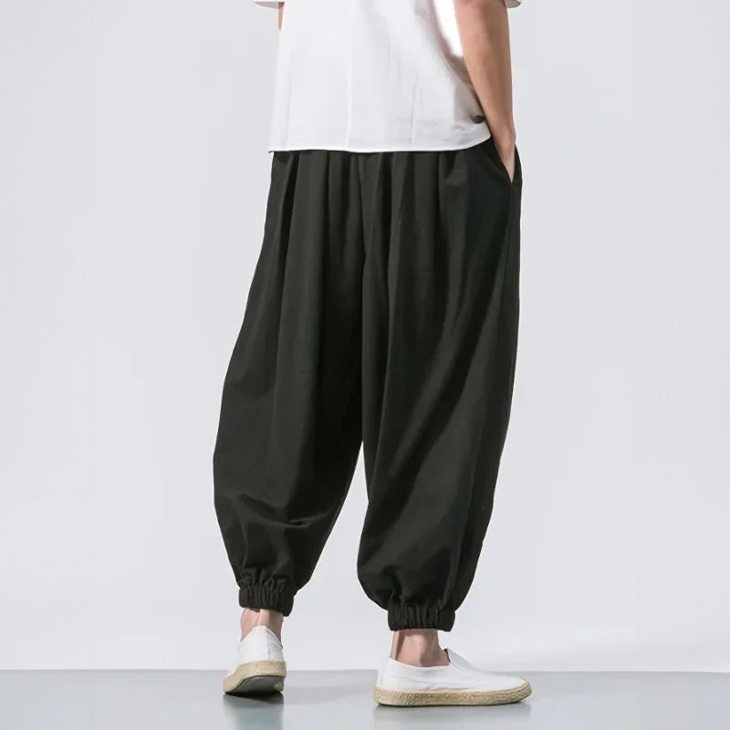 Kaito Oversized Cotton Linen Pants