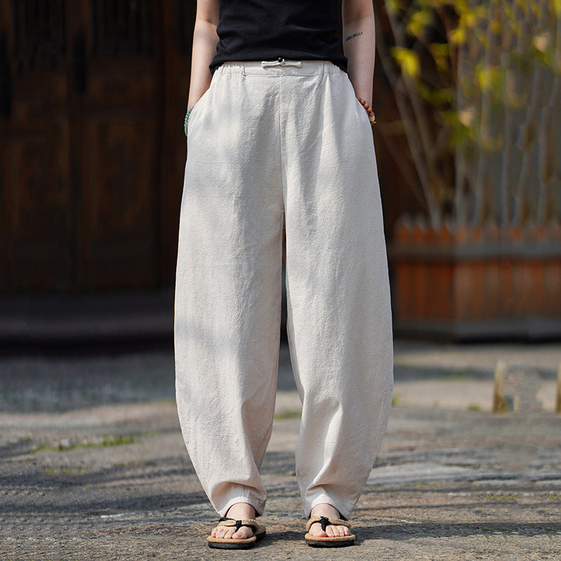 Edo Wide-Leg Linen Pants