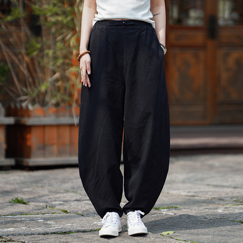 Edo Wide-Leg Linen Pants
