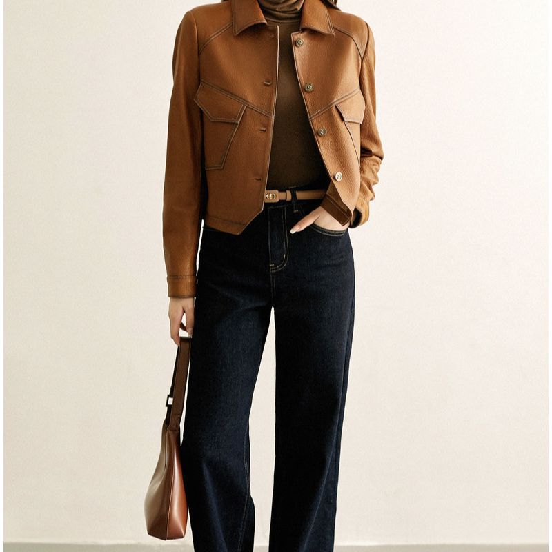 Elan Couture Vintage Leather Jacket