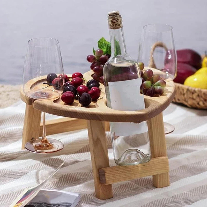 Nordic Sommelier Portable Wooden Table