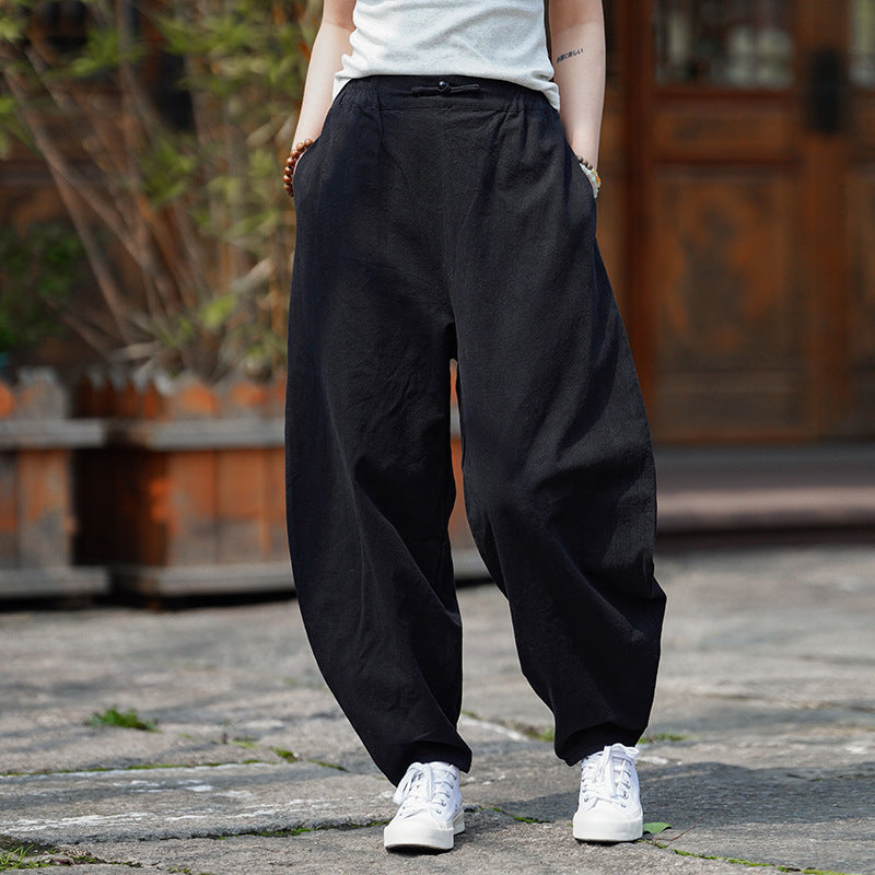 Edo Wide-Leg Linen Pants