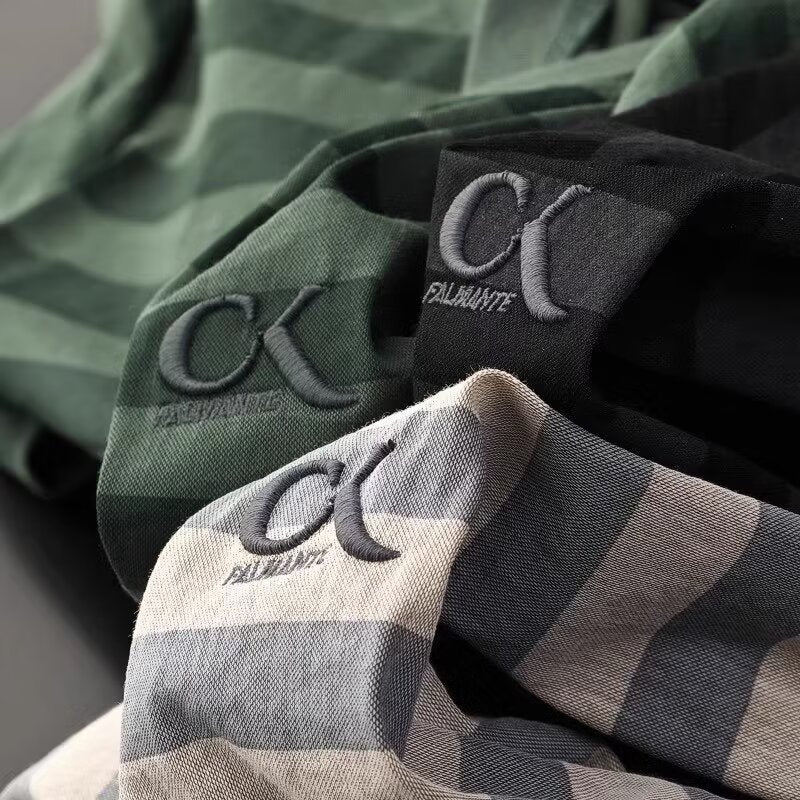 Cole Kendrick Striped Cotton Silk Shirt