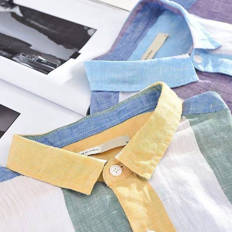 Oliver Romano 100% Linen Long Sleeve Shirt