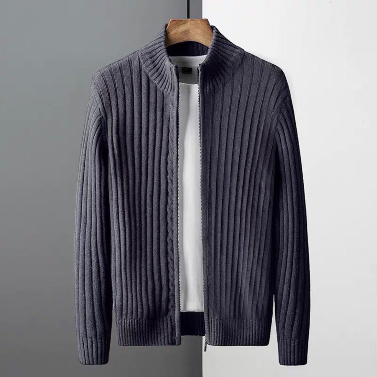 ÉMILIO LUXE Zip Cardigan