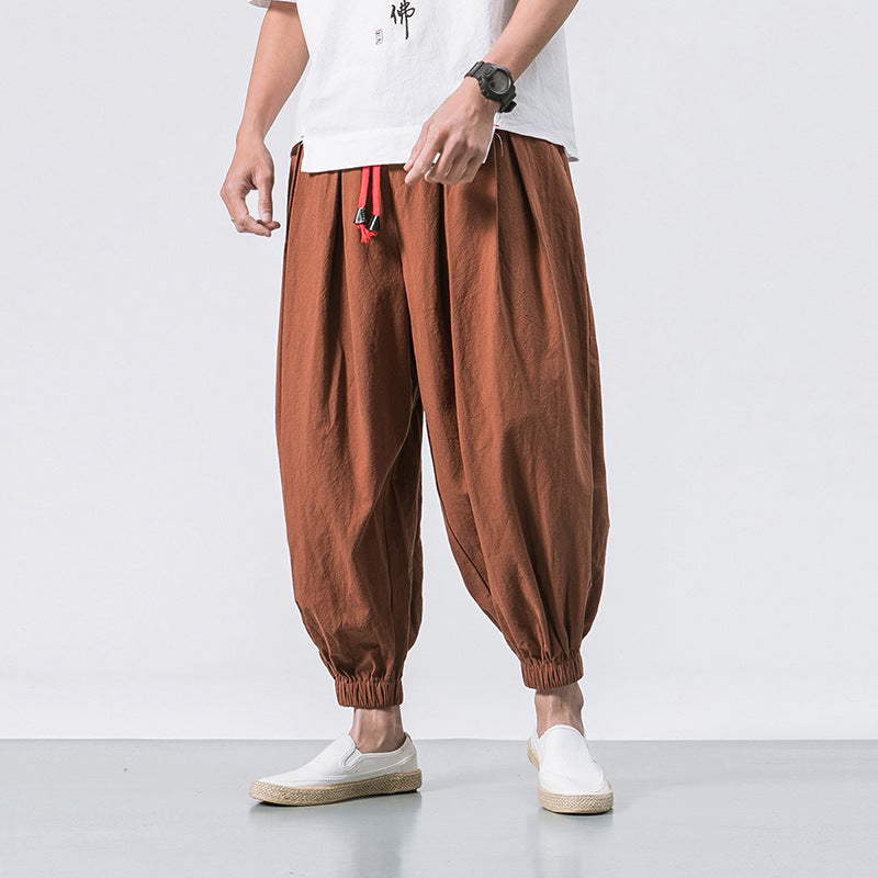 Kaito Oversized Cotton Linen Pants