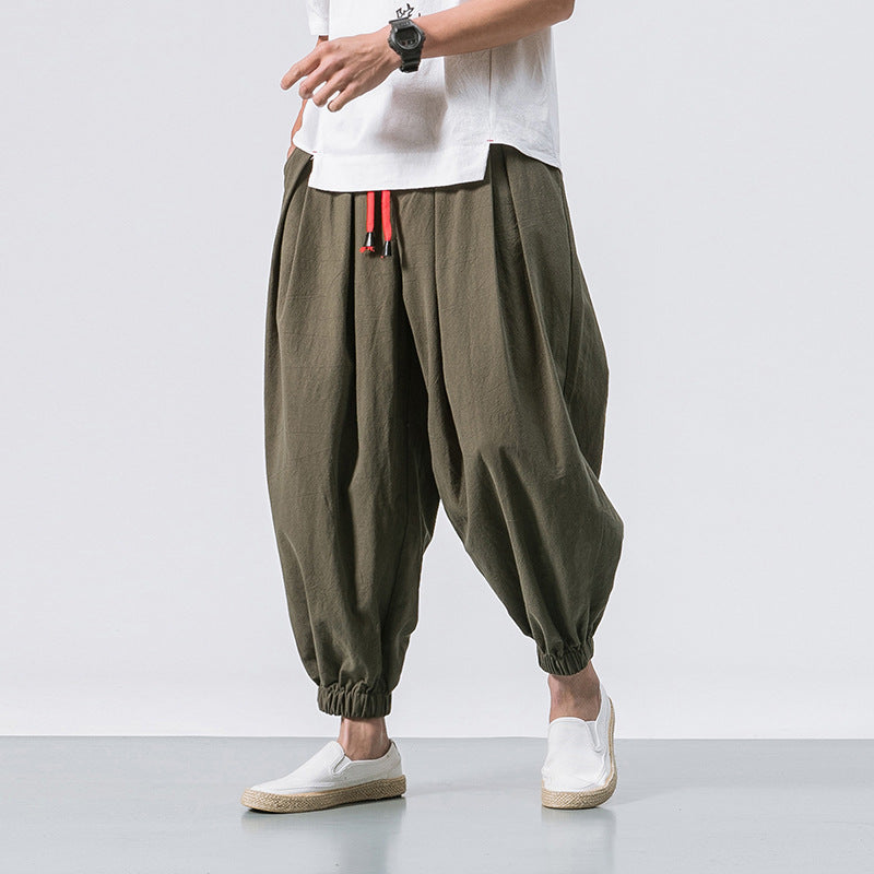 Kaito Oversized Cotton Linen Pants