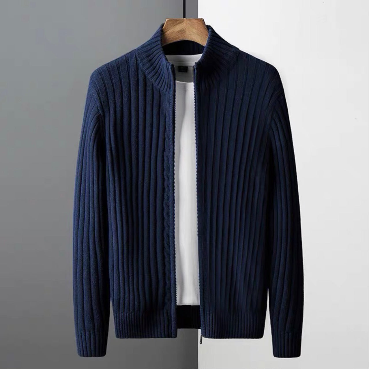 ÉMILIO LUXE Zip Cardigan