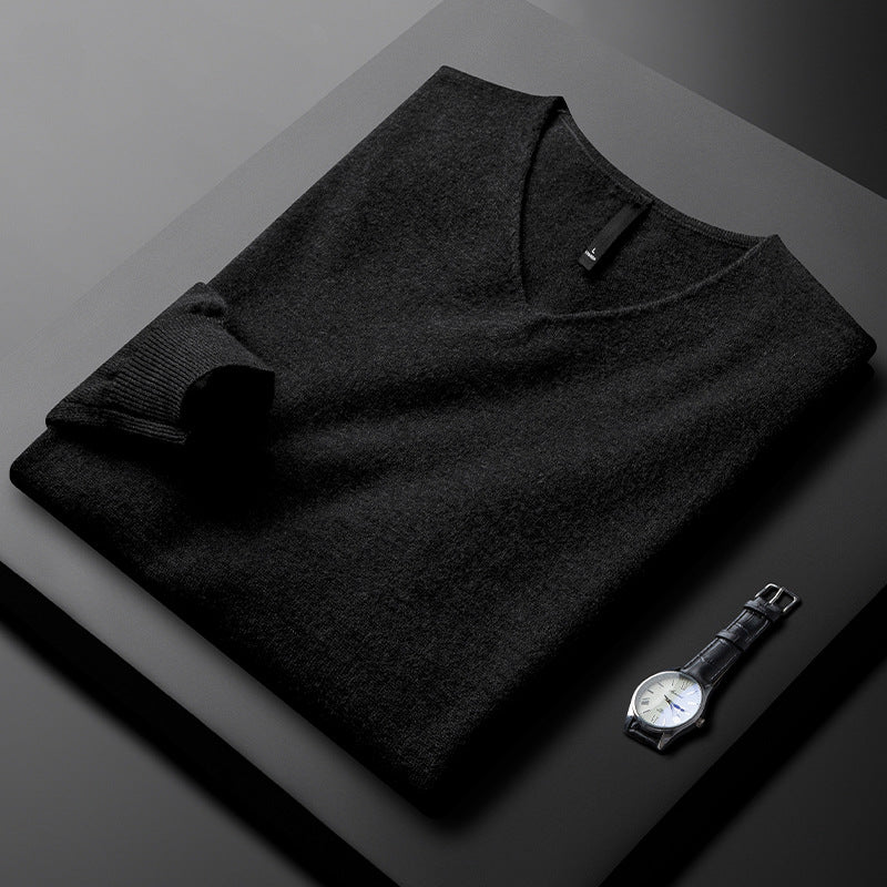 Martin Cashmere V-Neck Sweater
