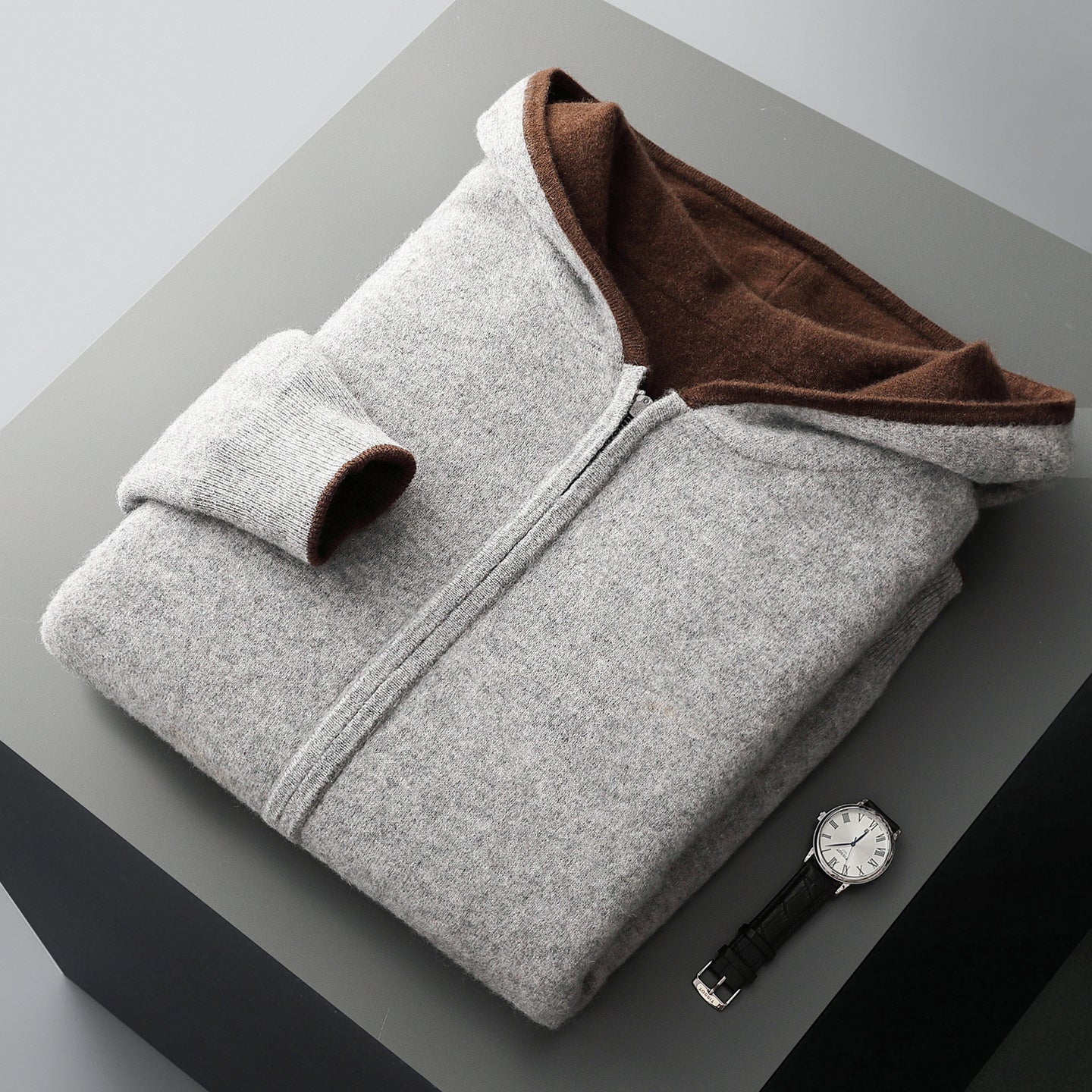 Koji Reversible Cashmere Zip Jacket