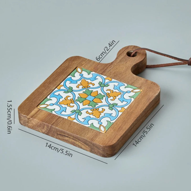 PrimeGrain Acacia Wood Trivets