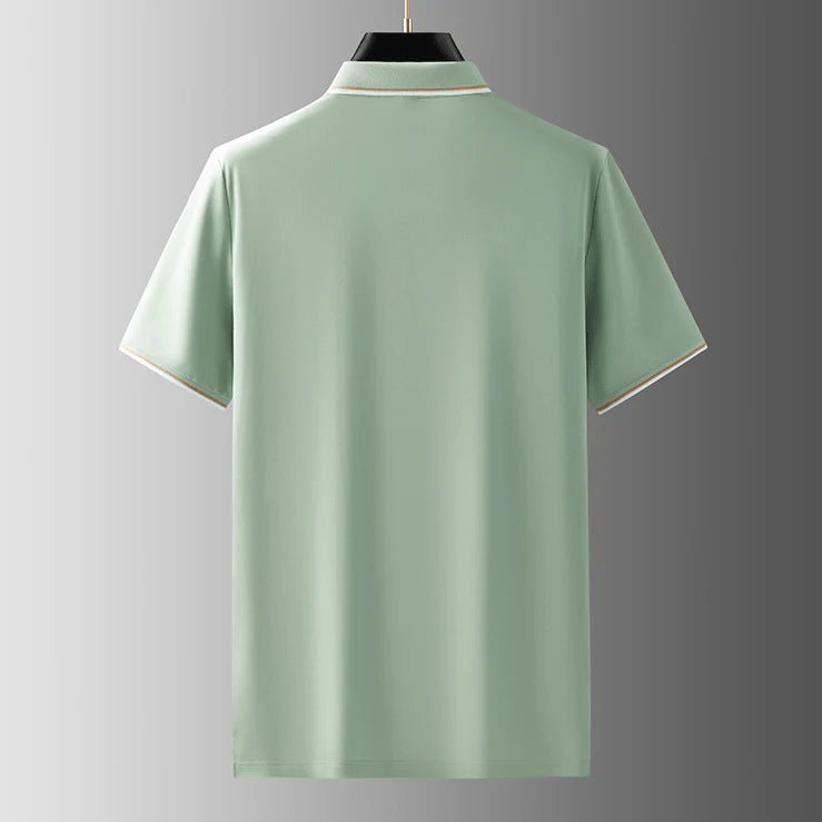 Vincenzo Prestige Silk Polo Shirt