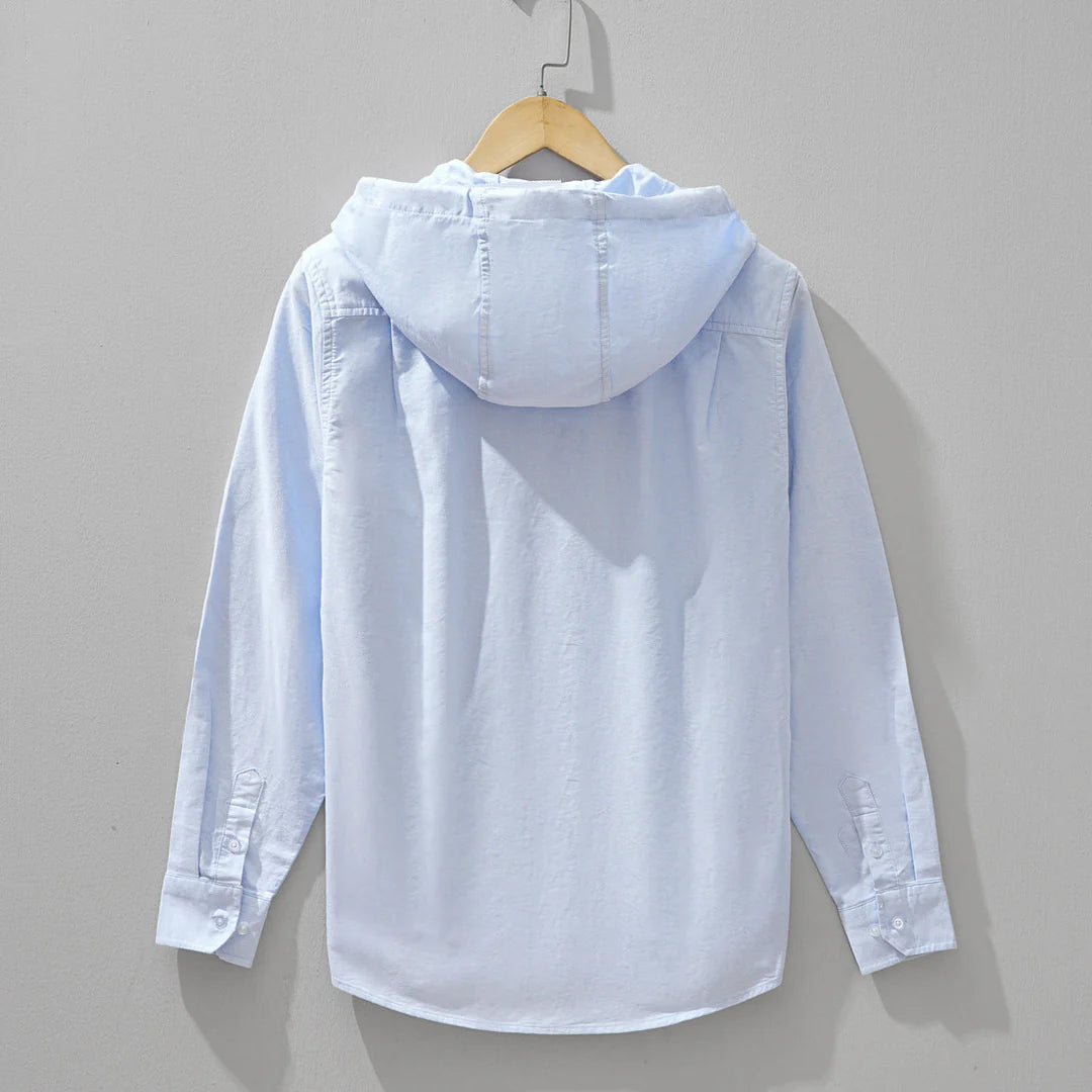 Weston Striped Cotton Hoodie