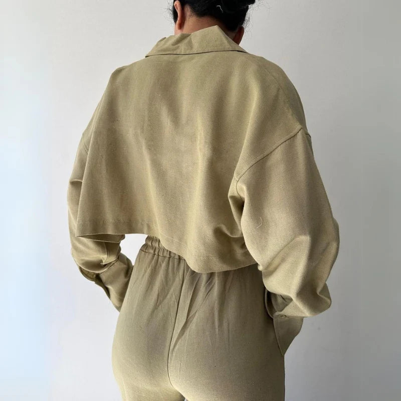 Eva Stein Luxe™ Cropped Sweater Set