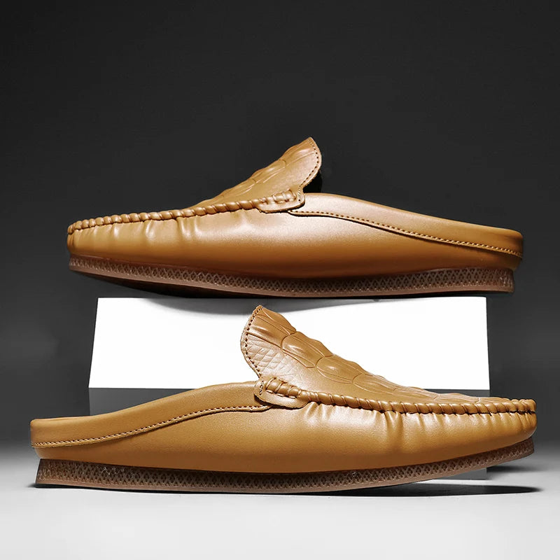 Gianni Backless Leather Loafer