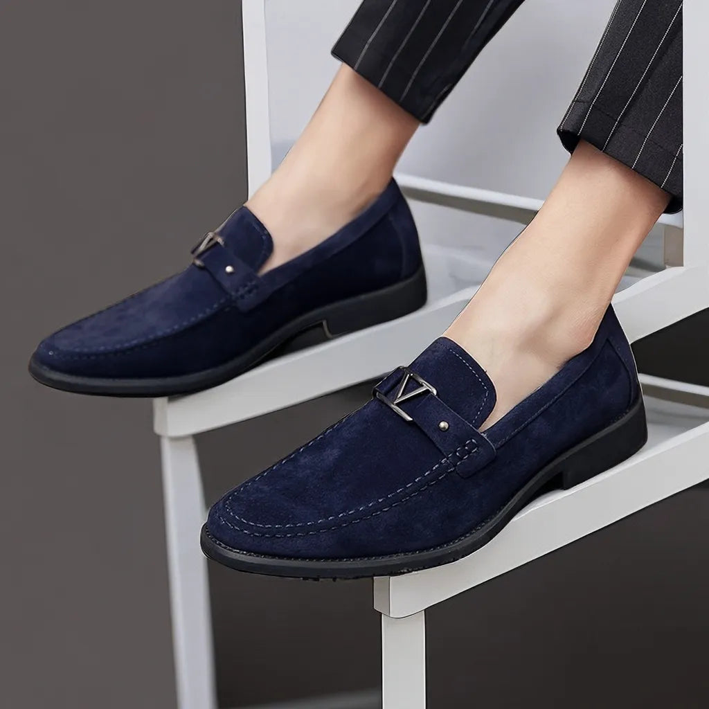 Vellini Classics Handcrafted Suede Loafers