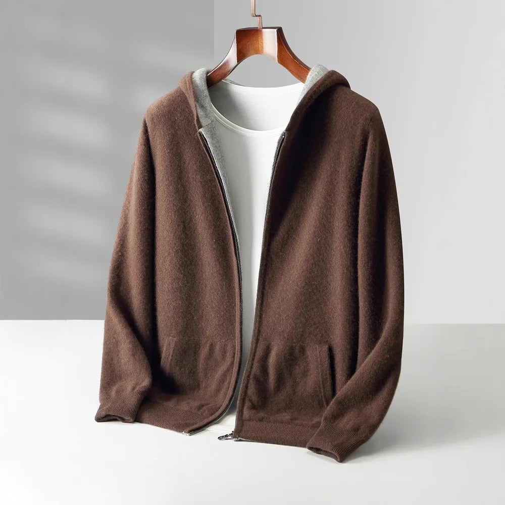 Koji Reversible Cashmere Zip Jacket