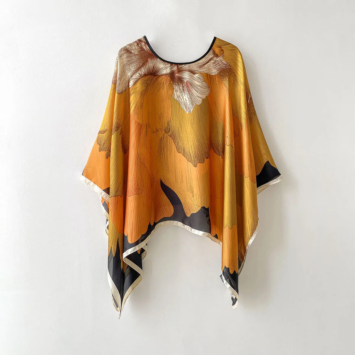 Sunset Breeze Silk Shawl