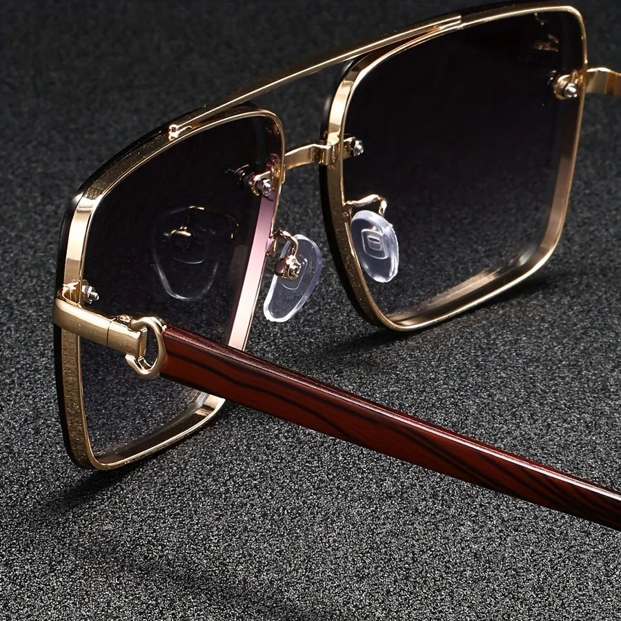 Beckett Square Wood Sunglasses