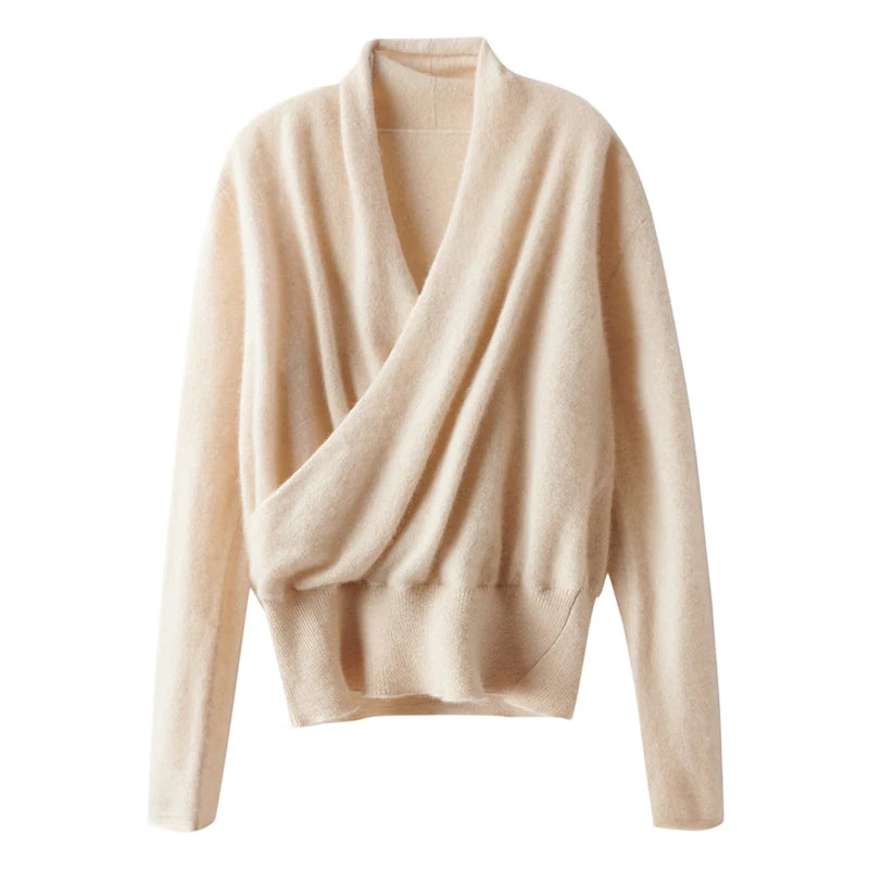 Lori Cashmere Wrap Sweater