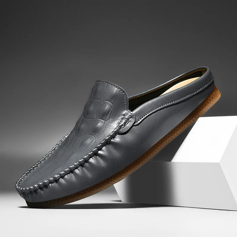 Gianni Backless Leather Loafer