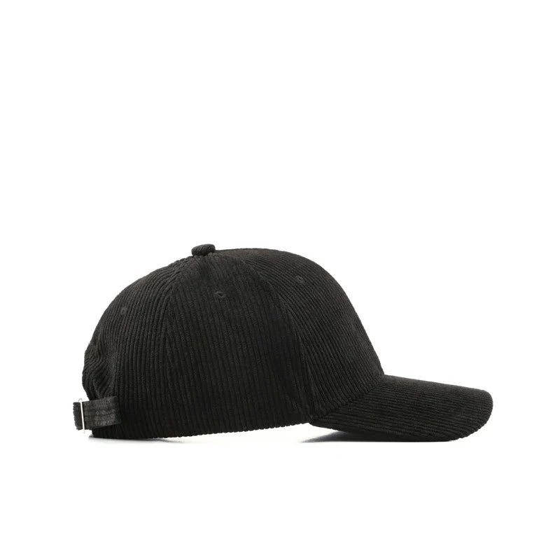 Adjustable Unisex Cotton Corduroy Hat