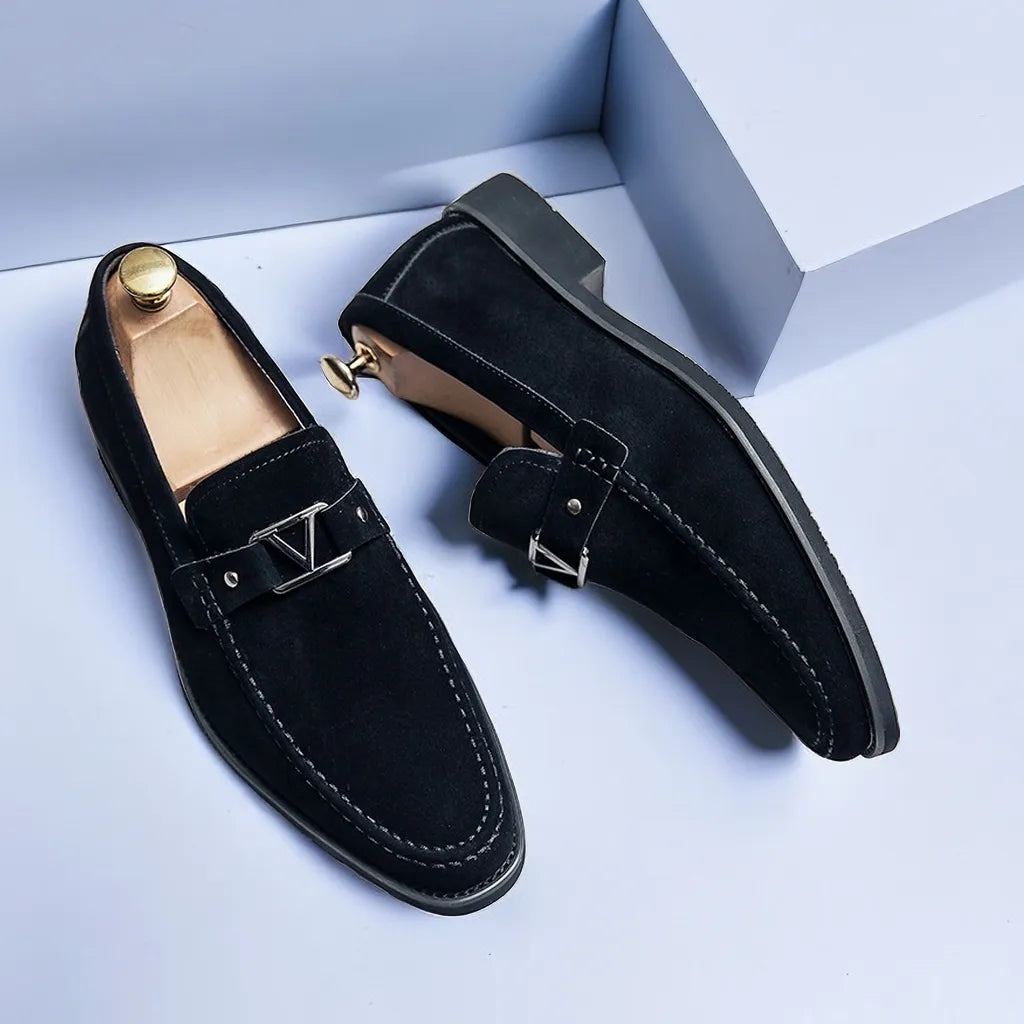 Vellini Classics Handcrafted Suede Loafers