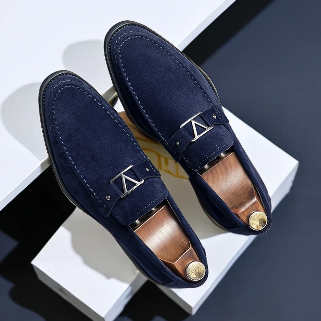 Vellini Classics Handcrafted Suede Loafers