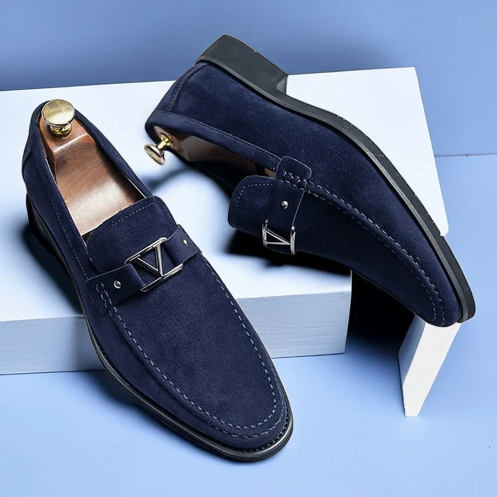 Vellini Classics Handcrafted Suede Loafers
