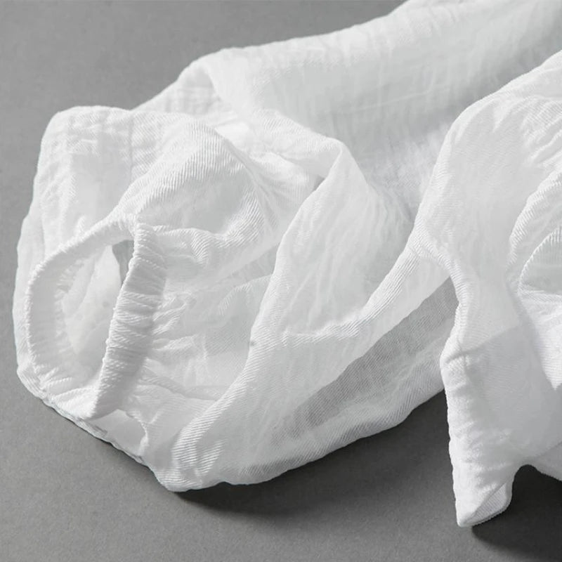 Eliza Cloud Linen Blouse
