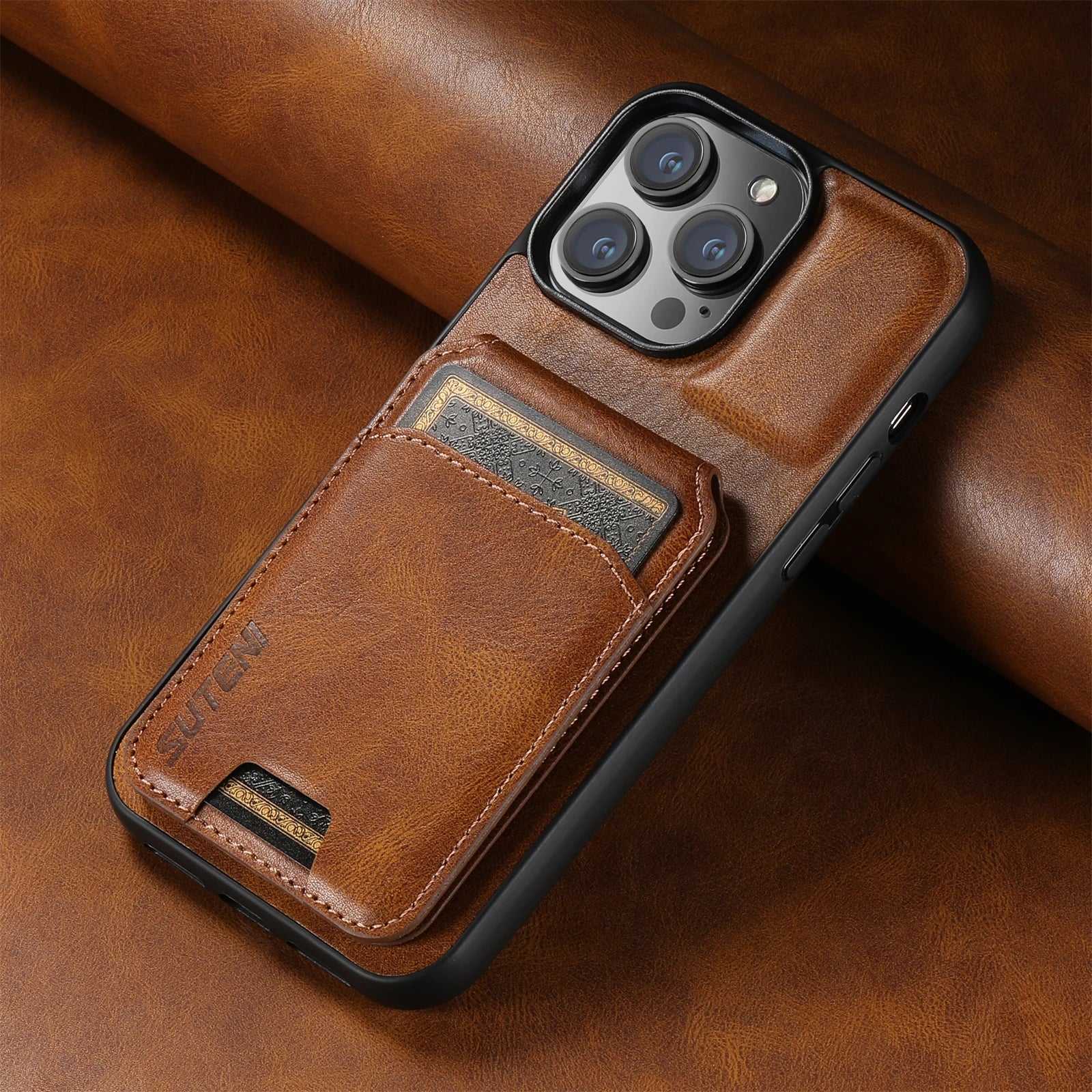 iPhone Leather Wallet Case