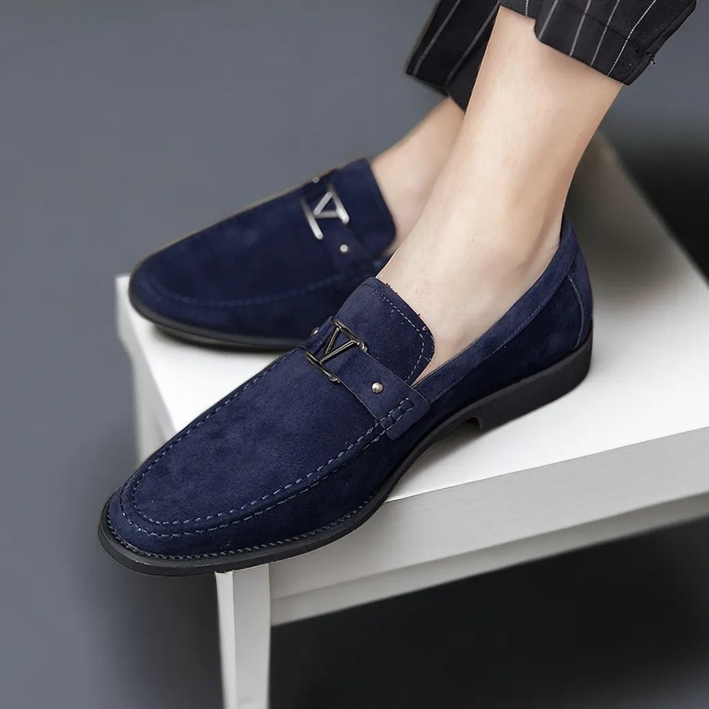 Vellini Classics Handcrafted Suede Loafers