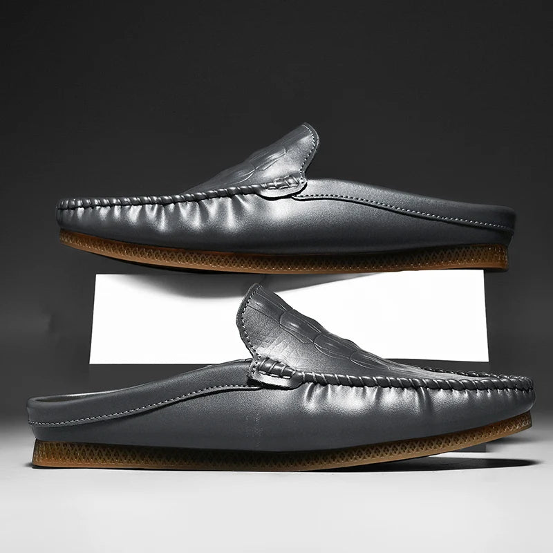 Gianni Backless Leather Loafer