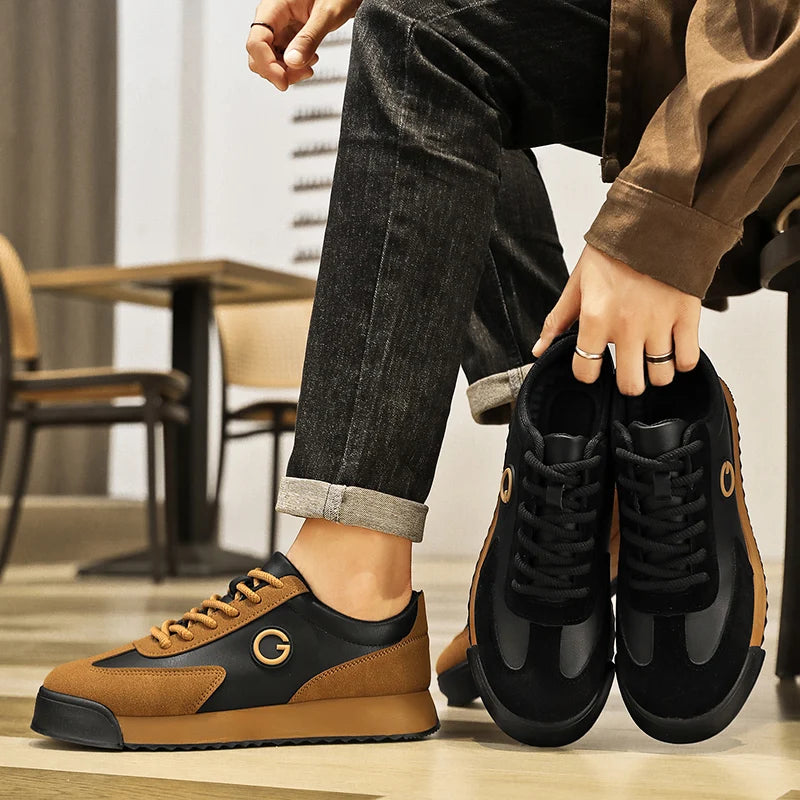 Goldmere Classic Leather Sneakers