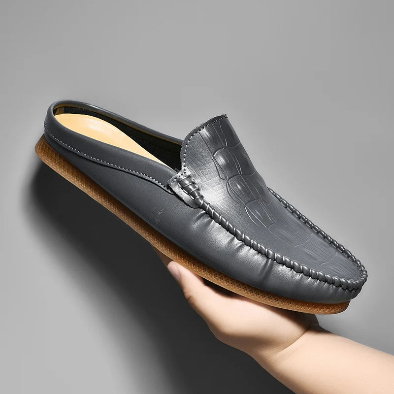 Gianni Backless Leather Loafer
