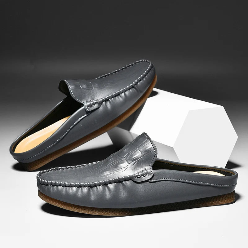 Gianni Backless Leather Loafer