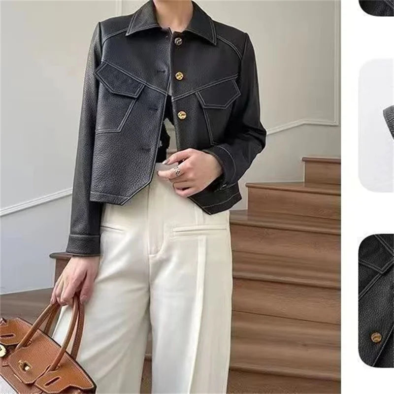 Elan Couture Vintage Leather Jacket