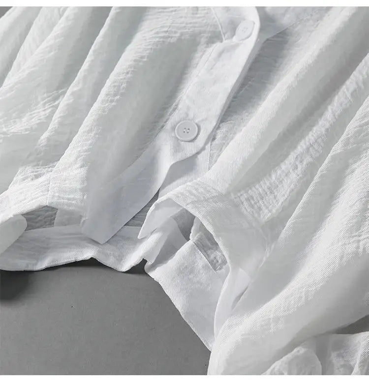 Eliza Cloud Linen Blouse