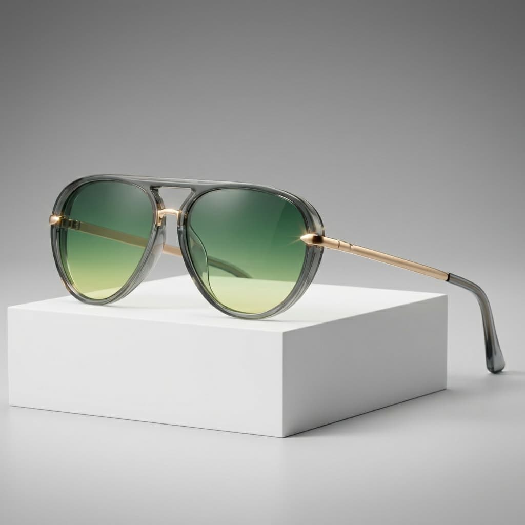 Verde Aviatore Sunglasses